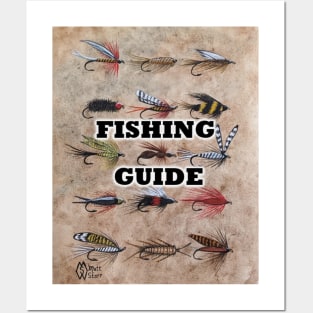 Fishing Guide- trout flies Posters and Art